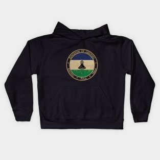 Vintage Kingdom of Lesotho Africa African Flag Kids Hoodie